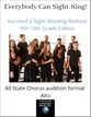 Everybody Can Sight-Sing! Unison choral sheet music cover